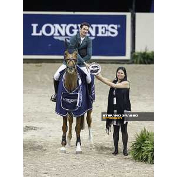 Steve Guerdat and Albfuehreb\'s Paille - winners of Longines FEI World Cup Jumping Final - Final 2 Las Vegas,16th april 2015 ph.Stefano Grasso/QEF