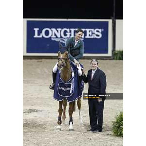 Steve Guerdat and Albfuehreb\'s Paille - winners of Longines FEI World Cup Jumping Final - Final 2 Las Vegas,16th april 2015 ph.Stefano Grasso/QEF