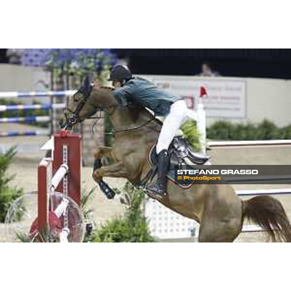 Steve Guerdat and Albfuehreb\'s Paille - winners of Longines FEI World Cup Jumping Final - Final 2 Las Vegas,16th april 2015 ph.Stefano Grasso/QEF