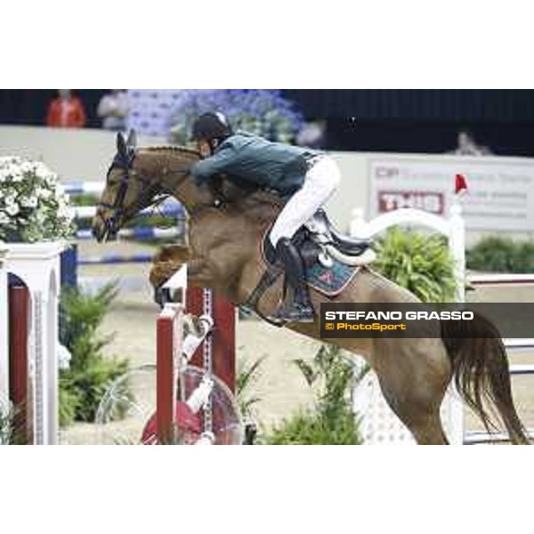 Steve Guerdat and Albfuehreb\'s Paille - winners of Longines FEI World Cup Jumping Final - Final 2 Las Vegas,16th april 2015 ph.Stefano Grasso/QEF