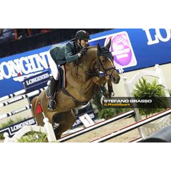 Steve Guerdat and Albfuehreb\'s Paille - winners of Longines FEI World Cup Jumping Final - Final 2 Las Vegas,16th april 2015 ph.Stefano Grasso/QEF