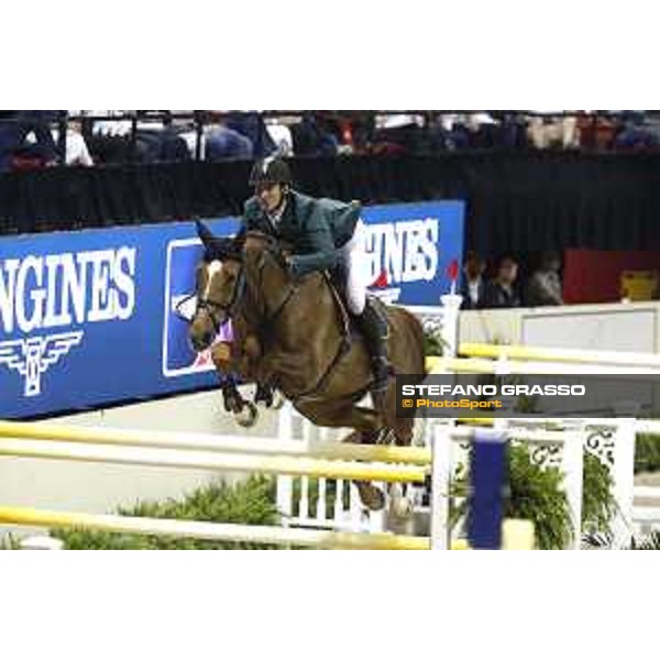 Steve Guerdat and Albfuehreb\'s Paille - winners of Longines FEI World Cup Jumping Final - Final 2 Las Vegas,16th april 2015 ph.Stefano Grasso/QEF