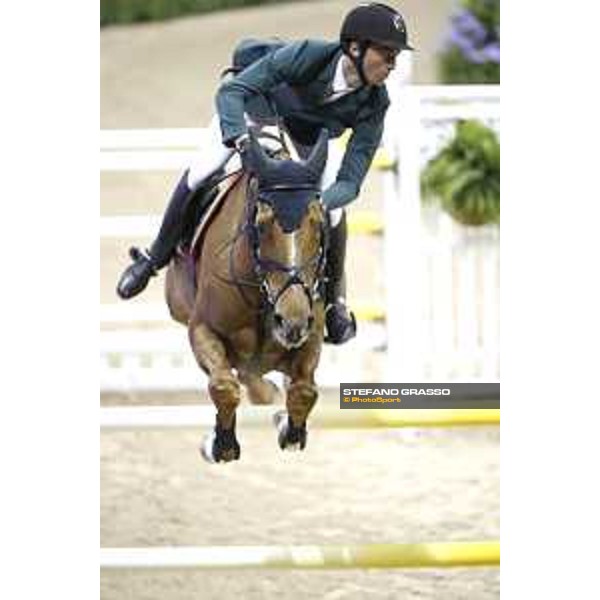 Steve Guerdat and Albfuehreb\'s Paille - winners of Longines FEI World Cup Jumping Final - Final 2 Las Vegas,16th april 2015 ph.Stefano Grasso/QEF