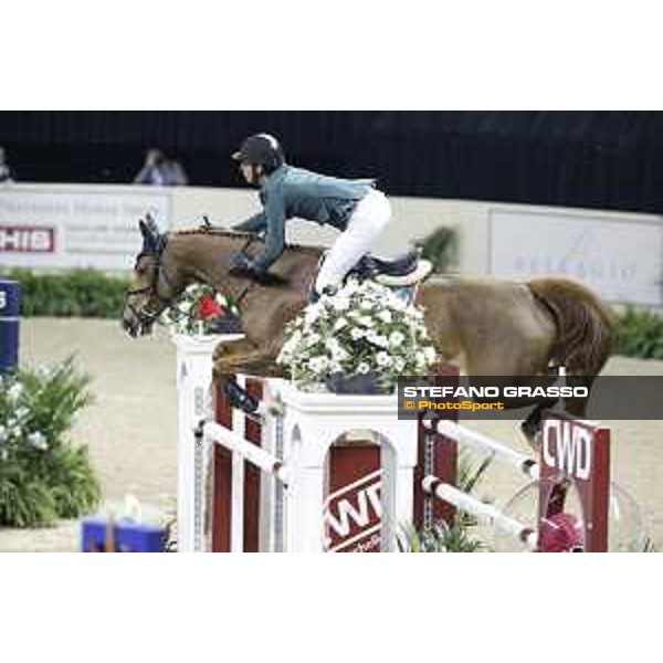 Steve Guerdat and Albfuehreb\'s Paille - winners of Longines FEI World Cup Jumping Final - Final 2 Las Vegas,16th april 2015 ph.Stefano Grasso/QEF