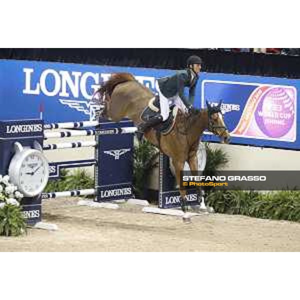 Steve Guerdat and Albfuehreb\'s Paille - winners of Longines FEI World Cup Jumping Final - Final 2 Las Vegas,16th april 2015 ph.Stefano Grasso/QEF