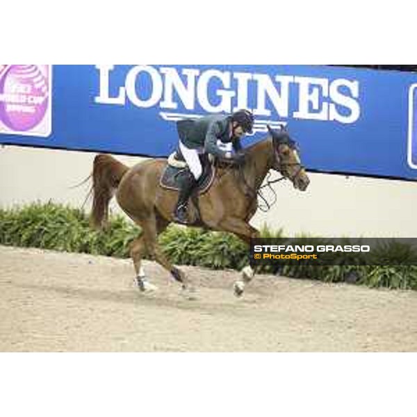 Steve Guerdat and Albfuehreb\'s Paille - winners of Longines FEI World Cup Jumping Final - Final 2 Las Vegas,16th april 2015 ph.Stefano Grasso/QEF