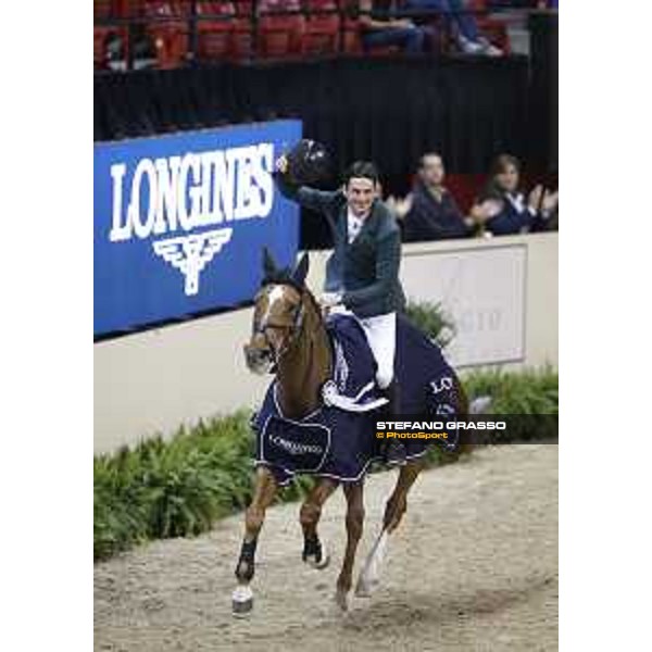 Steve Guerdat and Albfuehreb\'s Paille - winners of Longines FEI World Cup Jumping Final - Final 2 Las Vegas,16th april 2015 ph.Stefano Grasso/QEF