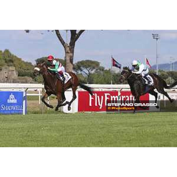 Umberto Rispoli on Cleo Fan wins the Premio Presidente della Repubblica GBI Racing Rome Capannelle Racecourse, 10 may 2015 ph. Domenico Savi/Hippogroup Roma Capannelle