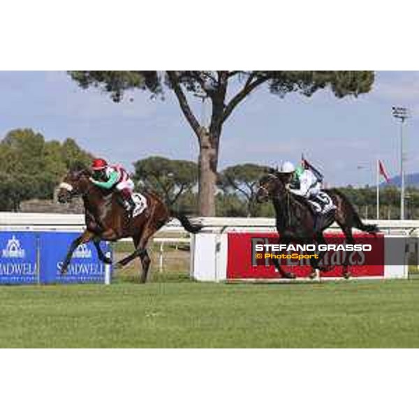 Umberto Rispoli on Cleo Fan wins the Premio Presidente della Repubblica GBI Racing Rome Capannelle Racecourse, 10 may 2015 ph. Domenico Savi/Hippogroup Roma Capannelle