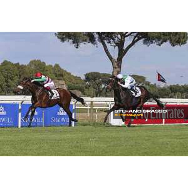 Umberto Rispoli on Cleo Fan wins the Premio Presidente della Repubblica GBI Racing Rome Capannelle Racecourse, 10 may 2015 ph. Domenico Savi/Hippogroup Roma Capannelle