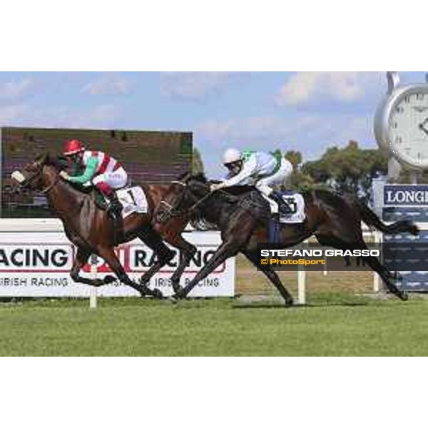 Umberto Rispoli on Cleo Fan wins the Premio Presidente della Repubblica GBI Racing Rome Capannelle Racecourse, 10 may 2015 ph. Domenico Savi/Hippogroup Roma Capannelle