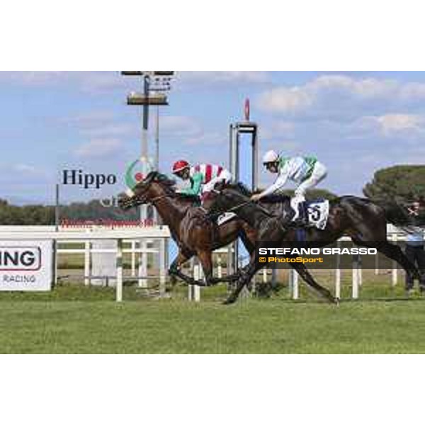 Umberto Rispoli on Cleo Fan wins the Premio Presidente della Repubblica GBI Racing Rome Capannelle Racecourse, 10 may 2015 ph. Domenico Savi/Hippogroup Roma Capannelle