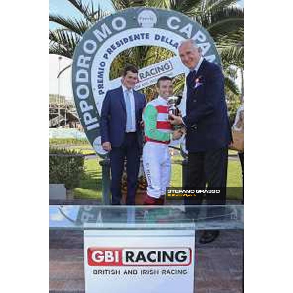 The Prize giving ceremony of the Premio Presidente della Repubblica GBI Racing Rome Capannelle Racecourse, 10 may 2015 ph. Domenico Savi/Hippogroup Roma Capannelle