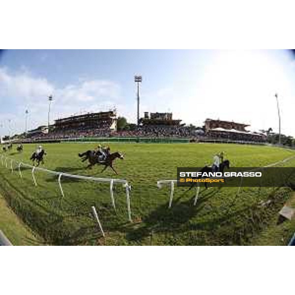132° Derby Italiano Cristian Demuro on Goldstream Rome,Capannelle racecourse 17th may 2015 ph.Stefano Grasso