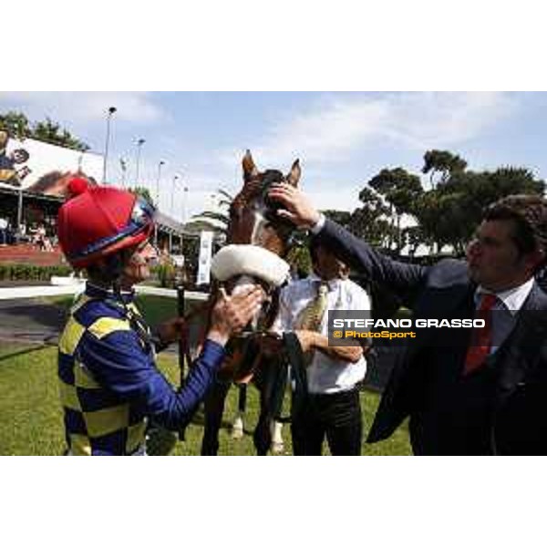 Premio Carlo D\'Alessio Fabio Branca and Dylan Mouth - Felice Villa - Stefano Botti Rome,Capannelle racecourse 17th may 2015 ph.Stefano Grasso