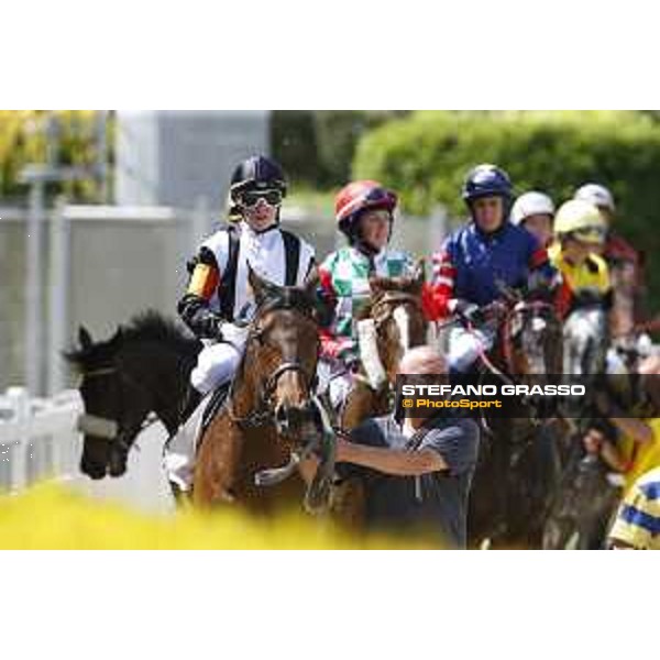 Premio Longines World Fegentri Championship for Lady Riders Anna Lupinacci on Carolwood Drive Rome,Capannelle racecourse 17th may 2015 ph.Stefano Grasso