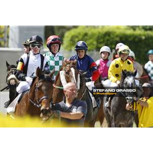 Premio Longines World Fegentri Championship for Lady Riders Anna Lupinacci on Carolwood Drive Rome,Capannelle racecourse 17th may 2015 ph.Stefano Grasso
