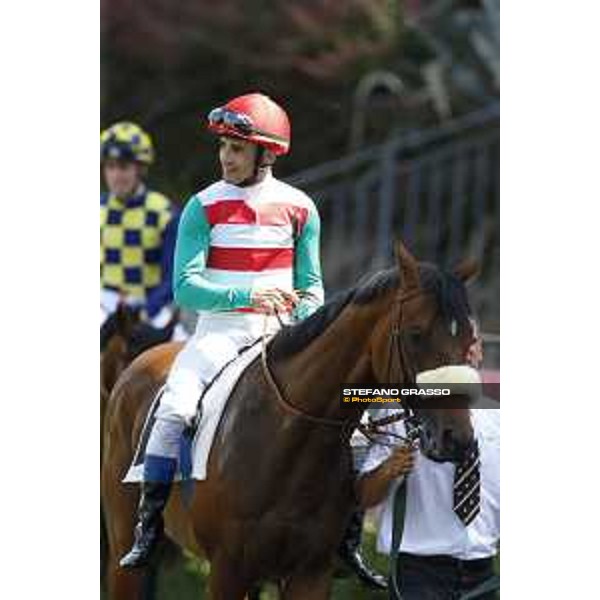 Premio Carlo D\'Alessio Dario Vargiu on Bertinoro Rome,Capannelle racecourse 17th may 2015 ph.Stefano Grasso