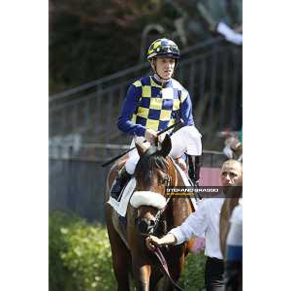 Premio Carlo D\'Alessio Cristian Demuro on Celticus Rome,Capannelle racecourse 17th may 2015 ph.Stefano Grasso