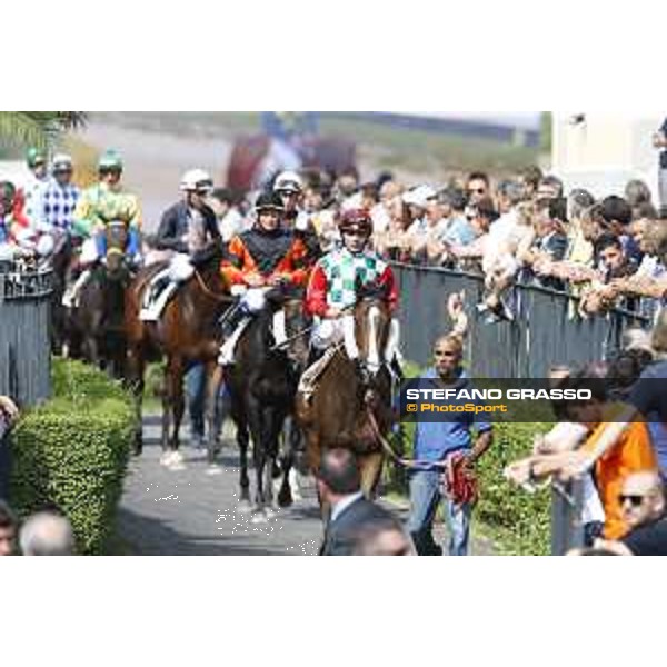 Premio Mauro Sbarigia Fabio Branca on Circus Couture Rome,Capannelle racecourse 17th may 2015 ph.Stefano Grasso