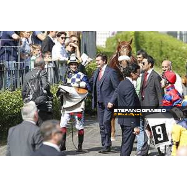 Premio Mauro Sbarigia Fabio Branca and Stefano Botti Rome,Capannelle racecourse 17th may 2015 ph.Stefano Grasso