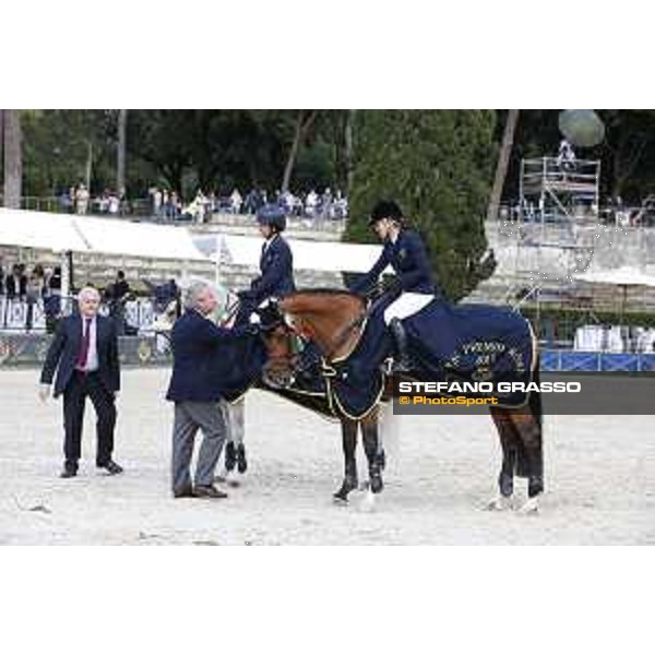 Loro Piana Grand Prix City of Rome Edwina Tops-Alexander on Heidi du Ruisseau Z and Laura Kraut on Cedric and Pier Luigi Loro Piana Roma- Villa Borghese,24th may 2015 ph.Stefano Grasso/Loro Piana