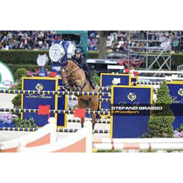 Loro Piana Grand Prix City of Rome Giulia Martinengo Marquet on Fixdesign Funke Van\'T Heike Roma- Villa Borghese,24th may 2015 ph.Stefano Grasso/Loro Piana