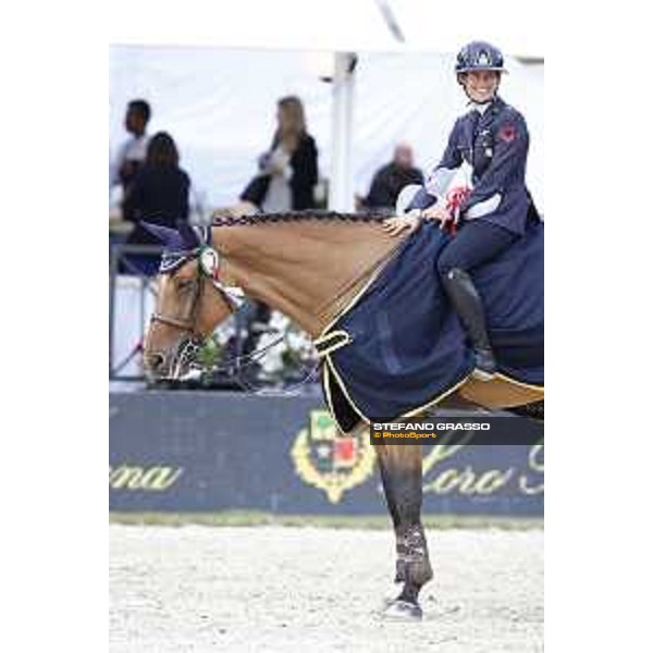 Loro Piana Grand Prix City of Rome Giulia Martinengo Marquet on Fixdesign Funke Van\'T Heike Roma- Villa Borghese,24th may 2015 ph.Stefano Grasso/Loro Piana