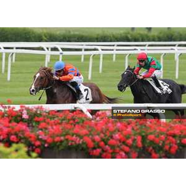 Hingol and Gregorio Arena winners of Premio dell\'Avvenire Milano - San Siro galopp racecourse,31st may 2015 ph.Stefano Grasso/Trenno srl