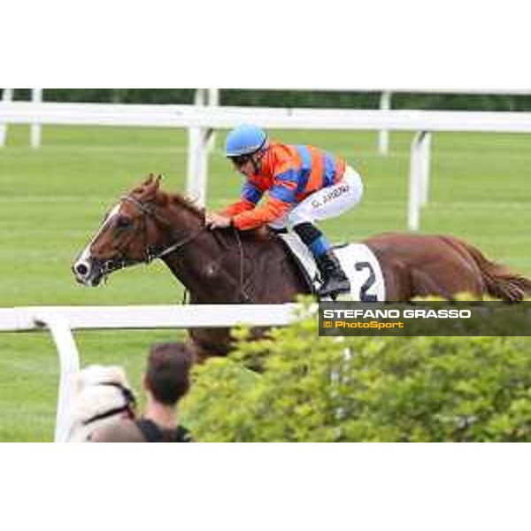 Hingol and Gregorio Arena winners of Premio dell\'Avvenire Milano - San Siro galopp racecourse,31st may 2015 ph.Stefano Grasso/Trenno srl