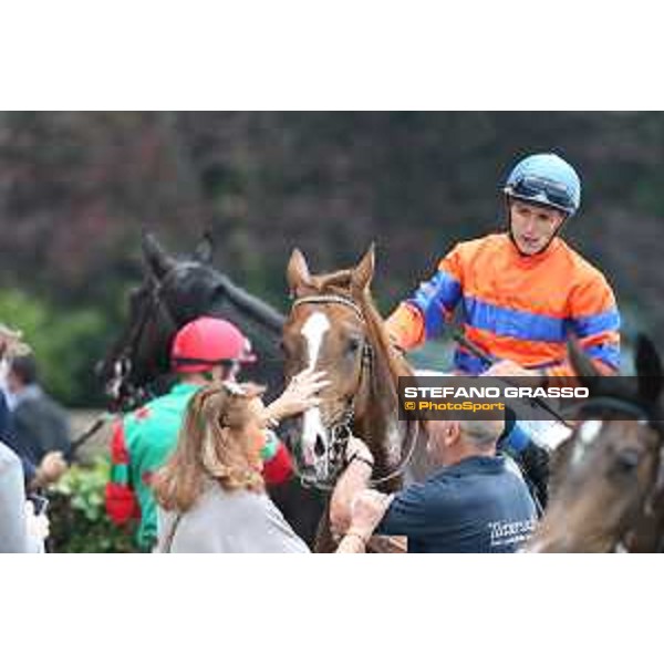 Hingol and Gregorio Arena winners of Premio dell\'Avvenire Milano - San Siro galopp racecourse,31st may 2015 ph.Stefano Grasso/Trenno srl