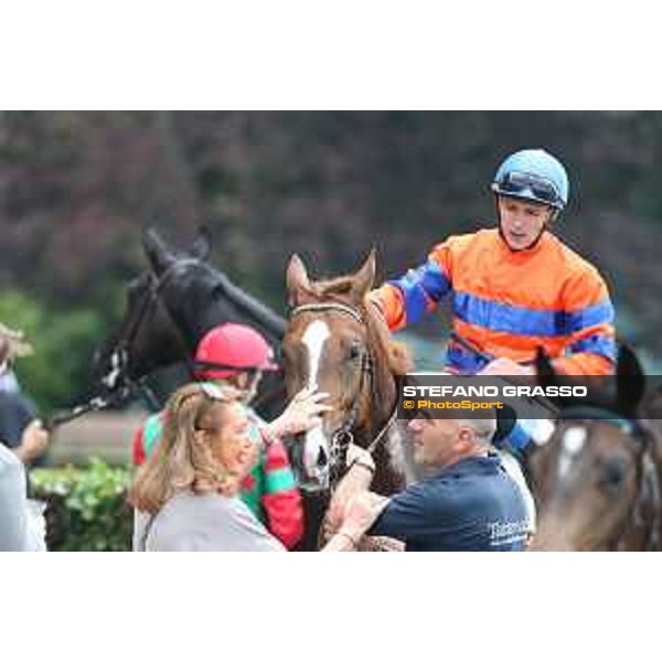 Hingol and Gregorio Arena winners of Premio dell\'Avvenire Milano - San Siro galopp racecourse,31st may 2015 ph.Stefano Grasso/Trenno srl