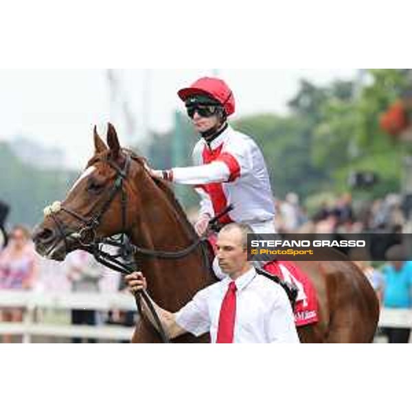 Robert HAvlin on Longina Milano - San Siro galopp racecourse,31st may 2015 ph.Stefano Grasso/Trenno srl