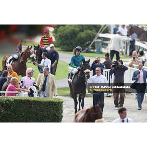 Dario Vargiu on Kyllachy Queen Milano - San Siro galopp racecourse,31st may 2015 ph.Stefano Grasso/Trenno srl