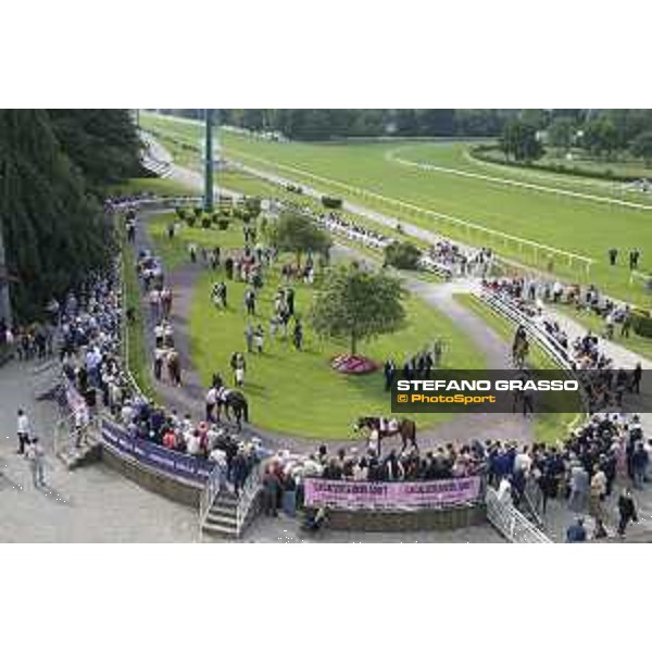 The paddock of the Oaks d\'Italia Milano - San Siro galopp racecourse,31st may 2015 ph.Stefano Grasso/Trenno srl
