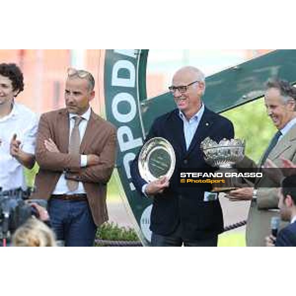 Prize giving of the Premio Alessandro Perrone Roma - Capannelle racecourse,2nd june 2015 ph.Stefano Grasso