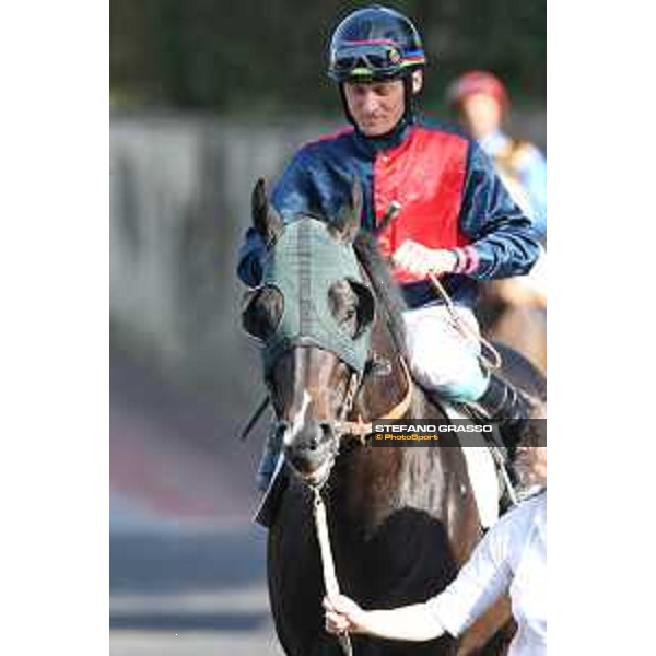 Germano Marcelli on Demeteor Roma - Capannelle racecourse,2nd june 2015 ph.Stefano Grasso