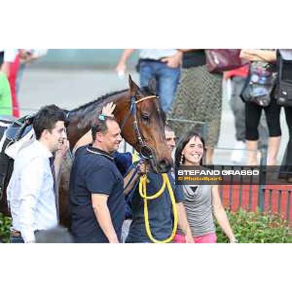 Salutation and his connection winners of the Premio Enzo e Tullio Mei Roma - Capannelle racecourse,2nd june 2015 ph.Stefano Grasso