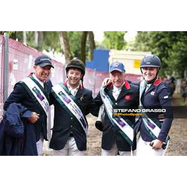 Team Great Britain celebrates their winning in the Coppa delle Nazioni 2015 Roma,22nd May 2015 ph.Stefano Grasso