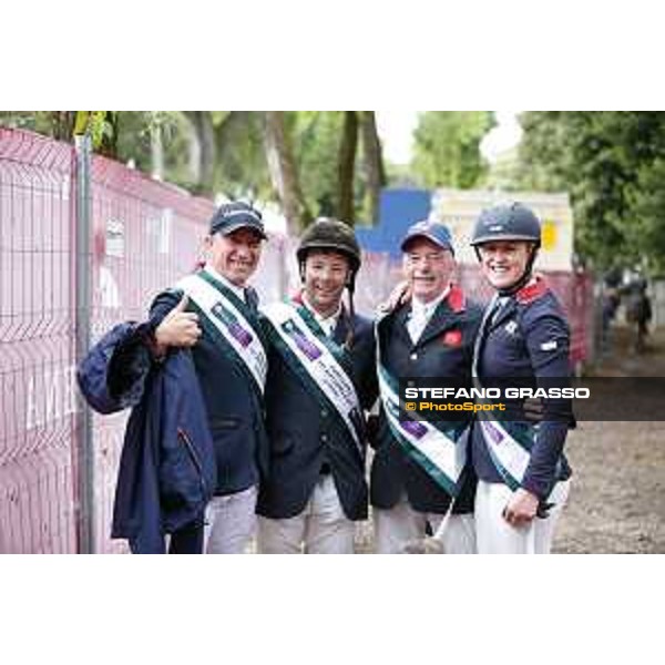 Team Great Britain celebrates their winning in the Coppa delle Nazioni 2015 Roma,22nd May 2015 ph.Stefano Grasso