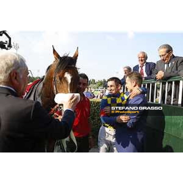 Fabio Branca,Dylan Mouth,Alduino and Stefano Botti Gran Premio di Milano Milano - San Siro racecourse,7th june 2015 ph.Stefano Grasso