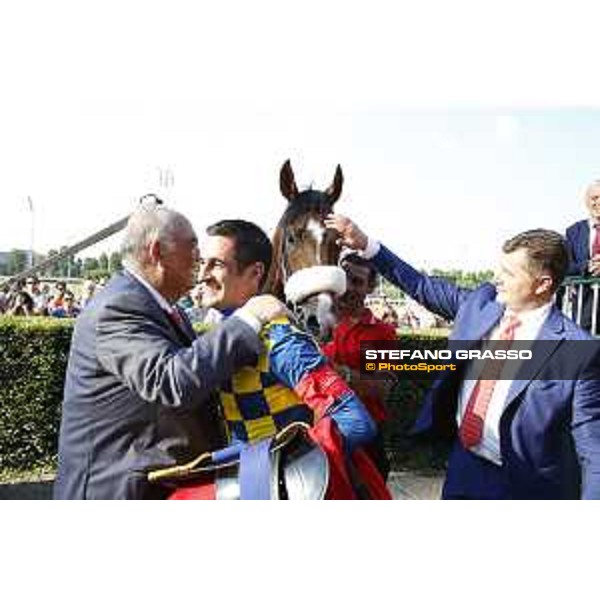 Fabio Branca,Dylan Mouth,Felice Villa and Stefano Botti Gran Premio di Milano Milano - San Siro racecourse,7th june 2015 ph.Stefano Grasso