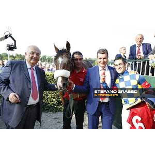 Fabio Branca,Dylan Mouth,Felice Villa and Stefano Botti Gran Premio di Milano Milano - San Siro racecourse,7th june 2015 ph.Stefano Grasso