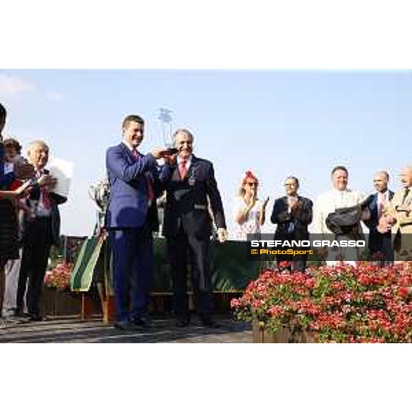 The Prize giving ceremony Gran Premio di Milano Milano - San Siro racecourse,7th june 2015 ph.Stefano Grasso