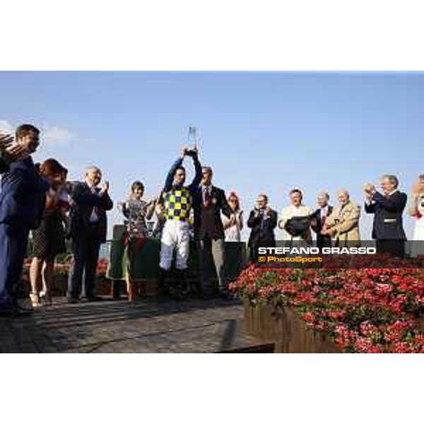 The Prize giving ceremony Gran Premio di Milano Milano - San Siro racecourse,7th june 2015 ph.Stefano Grasso