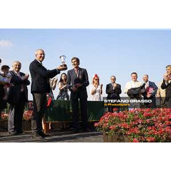 The Prize giving ceremony Gran Premio di Milano Milano - San Siro racecourse,7th june 2015 ph.Stefano Grasso