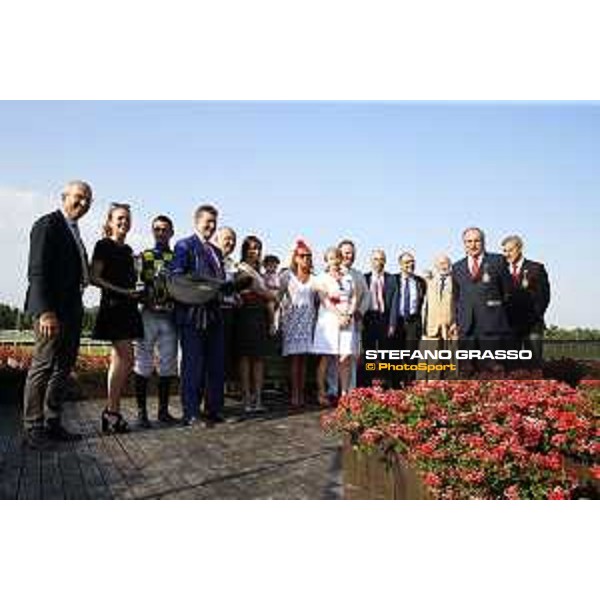 The Prize giving ceremony Gran Premio di Milano Milano - San Siro racecourse,7th june 2015 ph.Stefano Grasso