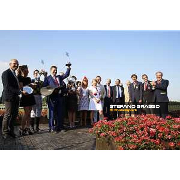 The Prize giving ceremony Gran Premio di Milano Milano - San Siro racecourse,7th june 2015 ph.Stefano Grasso