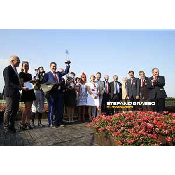The Prize giving ceremony Gran Premio di Milano Milano - San Siro racecourse,7th june 2015 ph.Stefano Grasso