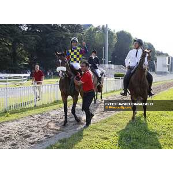 Fabio Branca and Dylan Mouth Gran Premio di Milano Milano - San Siro racecourse,7th june 2015 ph.Stefano Grasso